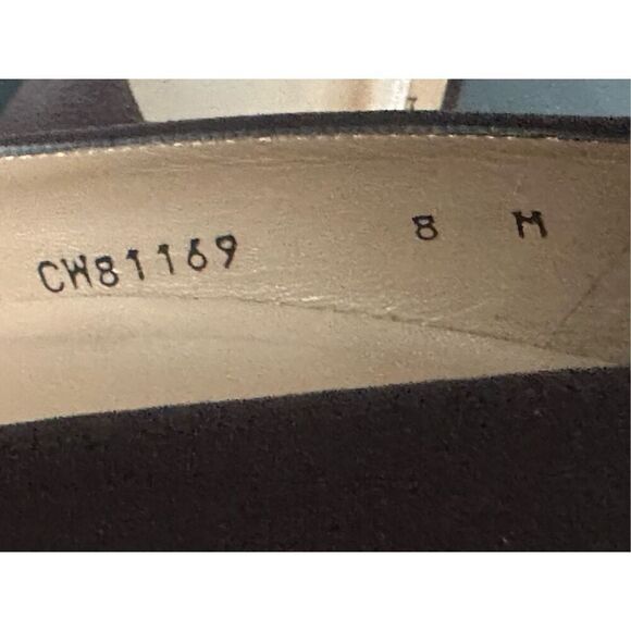 Stuart Weitzman Brown Tortoise Peep Toe Pumps Size 8 - Picture 13 of 13